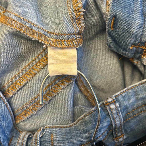 Free People Low Rise Flare Denim Blue Jeans Size 29 Sun Bum - Picture 13 of 13